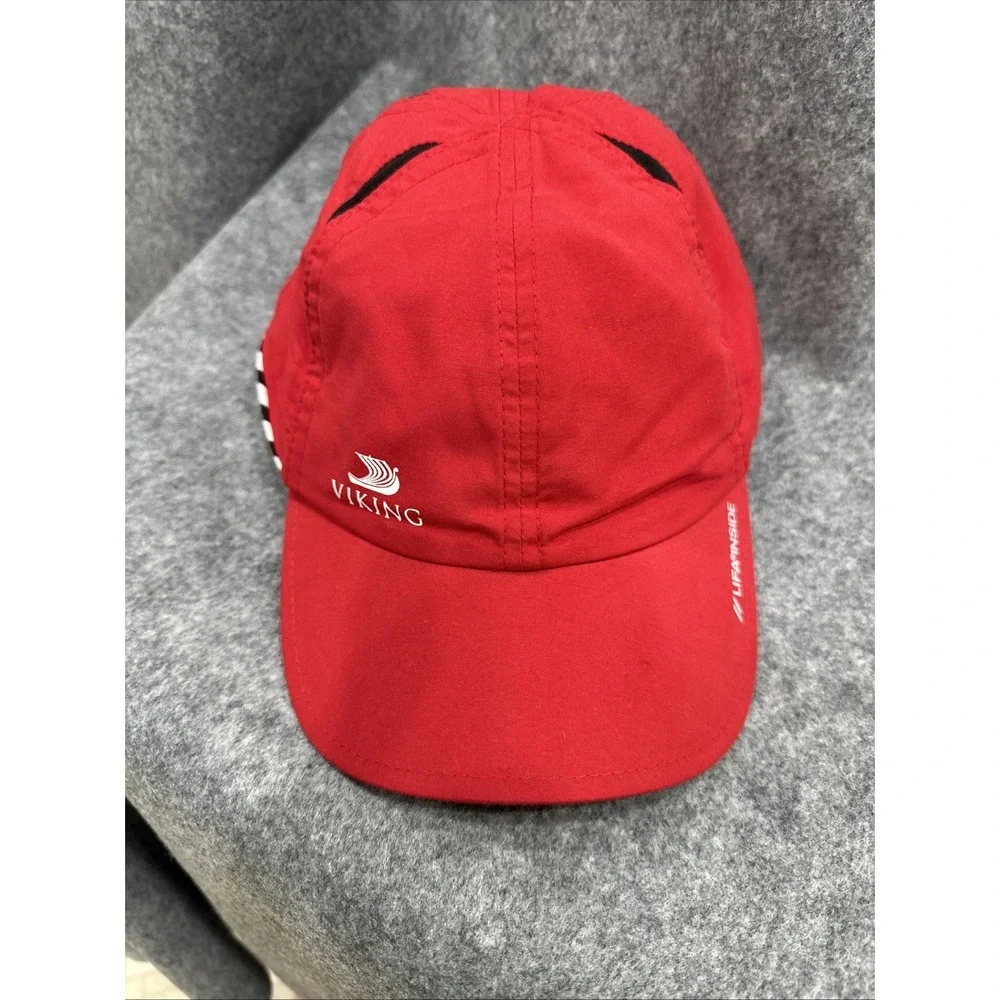 Helly Hansen Viking Cruises Hat Cap Strap Back Red  Crew Lifa Inside@